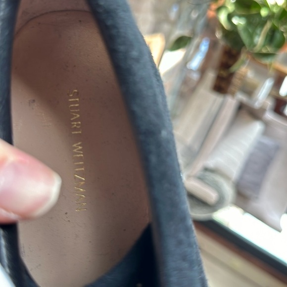 Stuart Weitzman Klee suede lace up shoes size 10.5 - Picture 4 of 5